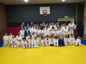 Neil Adams visits the Friary Judo Club in Lichfield